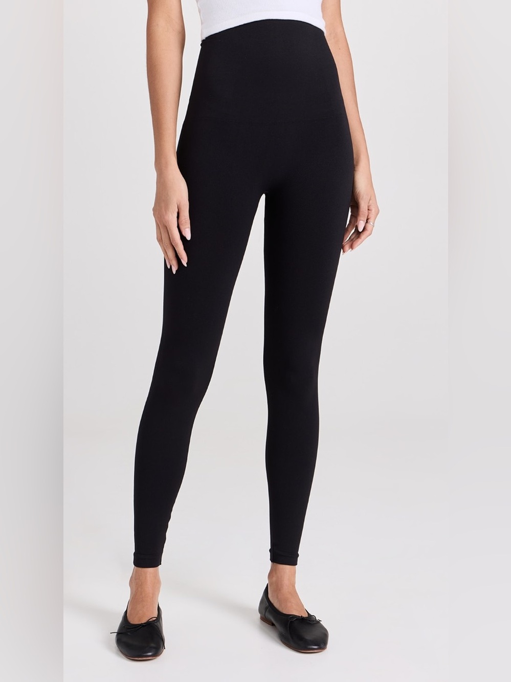 SPANX High Waisted Look at Me Now Ankle Leggings in Black size 1XL NWT